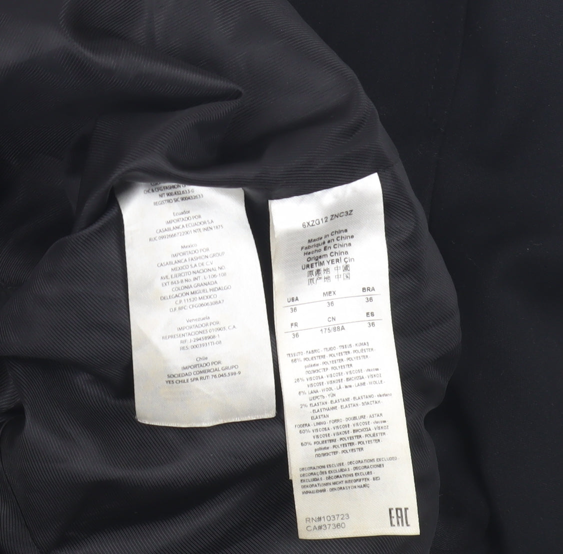 Women's Black Blazer - Size 8