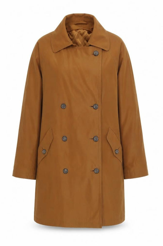 Womens UK Size 10 BHS Brown Overcoat