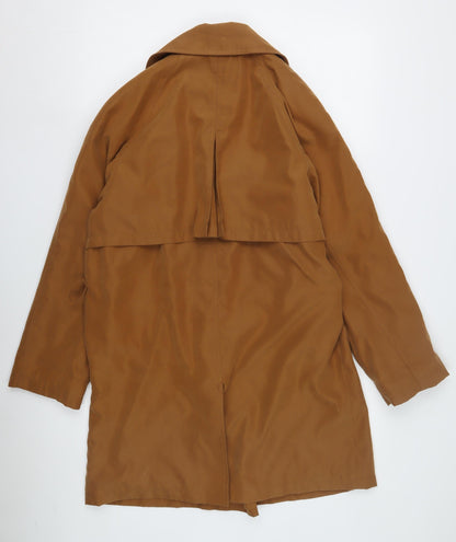 Womens UK Size 10 BHS Brown Overcoat