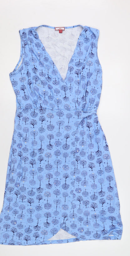 Joe Browns Women's Blue Floral Sleeveless Dress