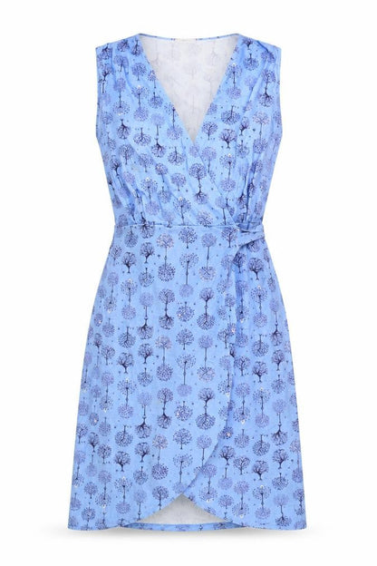 Joe Browns Women's Blue Floral Sleeveless Dress