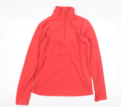 Womens UK Size S Mountain Warehouse Red Pullover Sweatshirt
