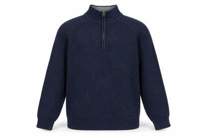 Brooker Men's Blue High Neck Pullover Jumper M