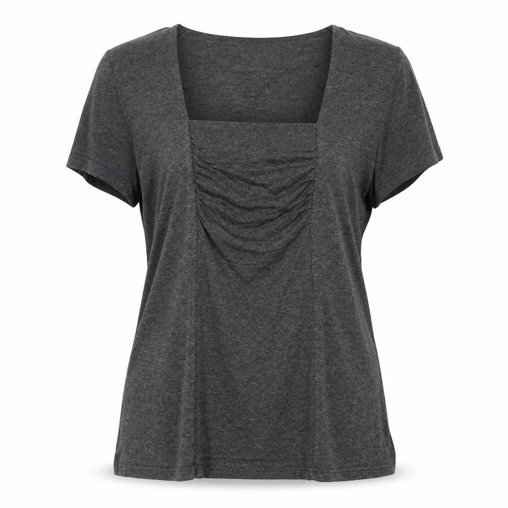 Womens UK Size 14 Autonomy Grey Basic T-Shirt