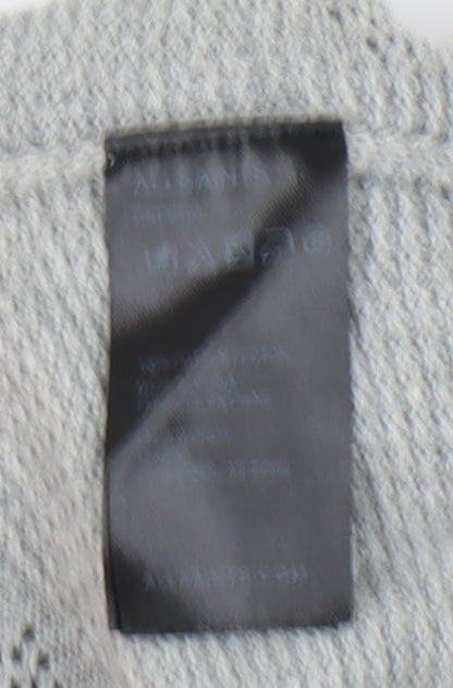 AllSaints Men's Grey XS Pullover Crew Neck Jumper