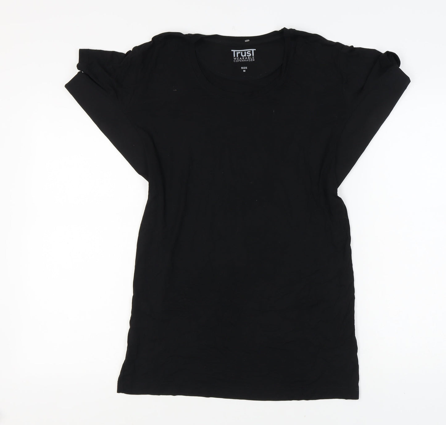 Trust Wearable Black Unisex T-Shirt, Size M