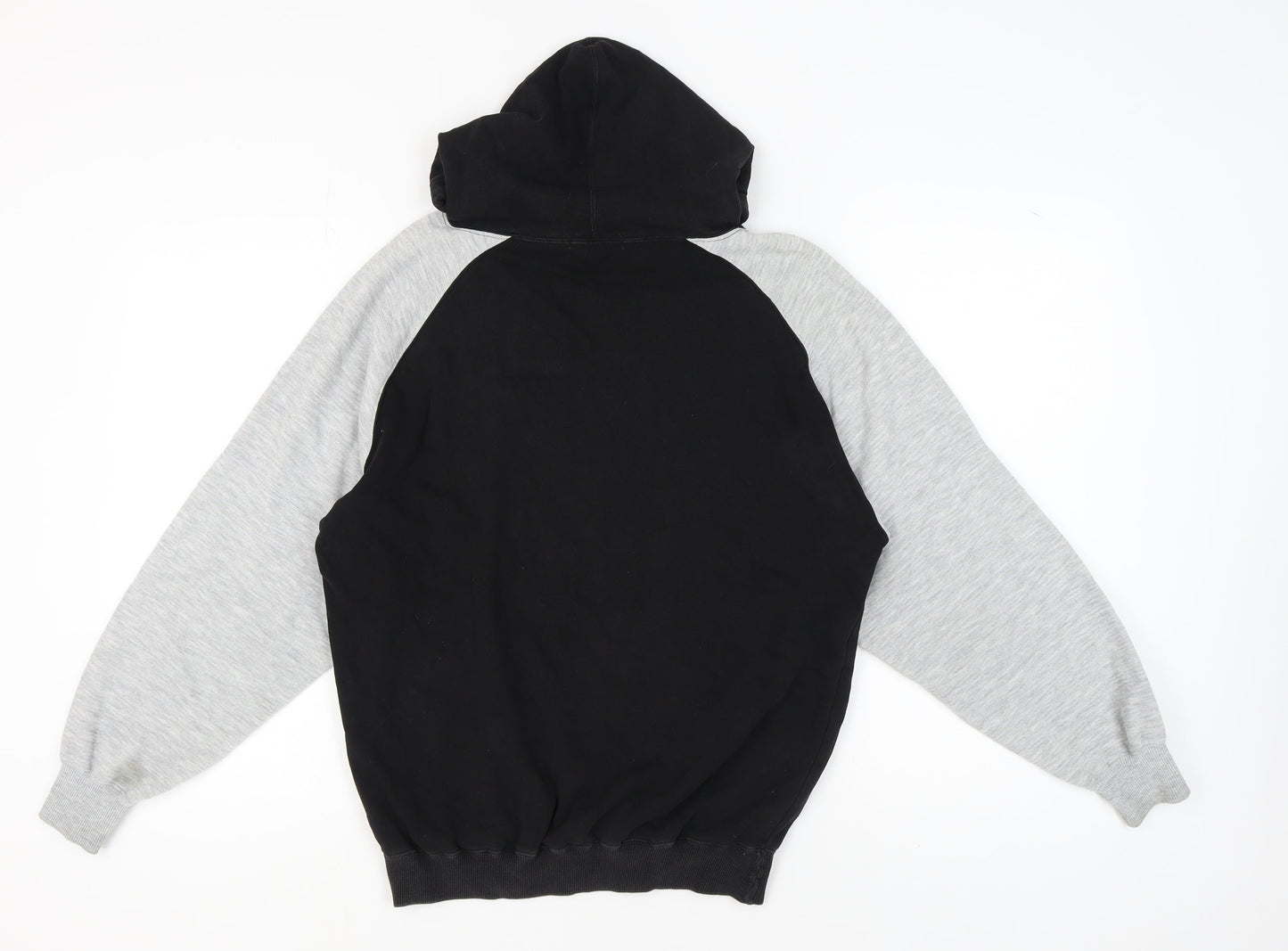 Bossini Unisex Black Hoodie M Sports Logo Graphic Print