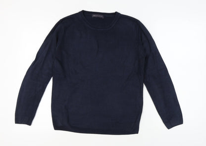 Womens UK Size 10 Marks and Spencer Blue Pullover Jumper