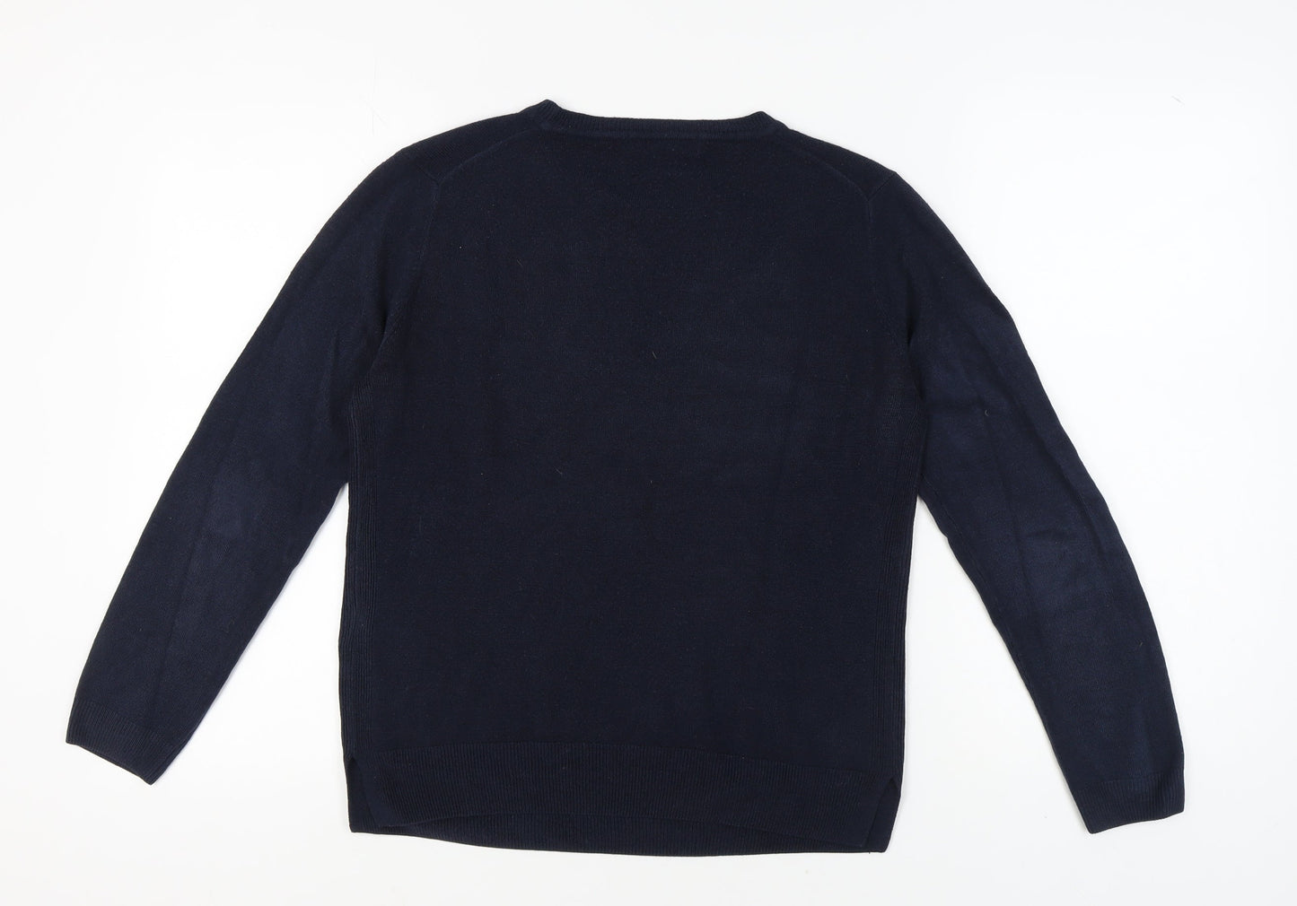 Womens UK Size 10 Marks and Spencer Blue Pullover Jumper