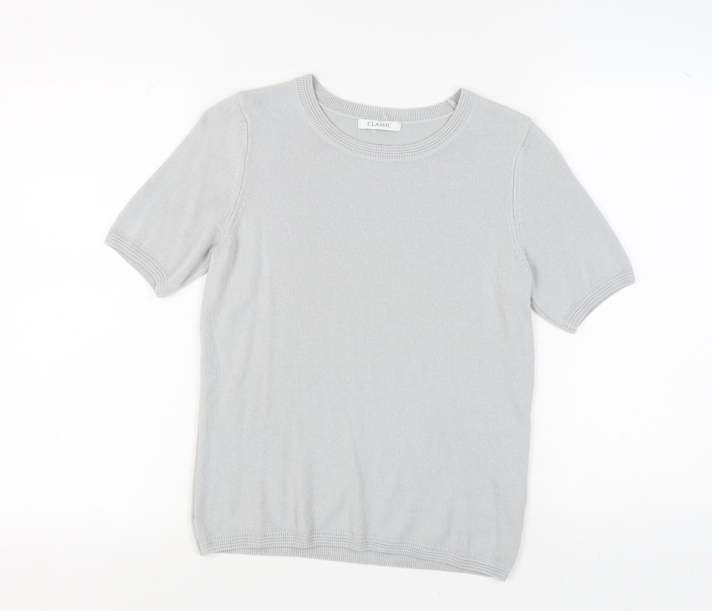 Womens UK Size 10 Marks and Spencer Grey Pullover Jumper