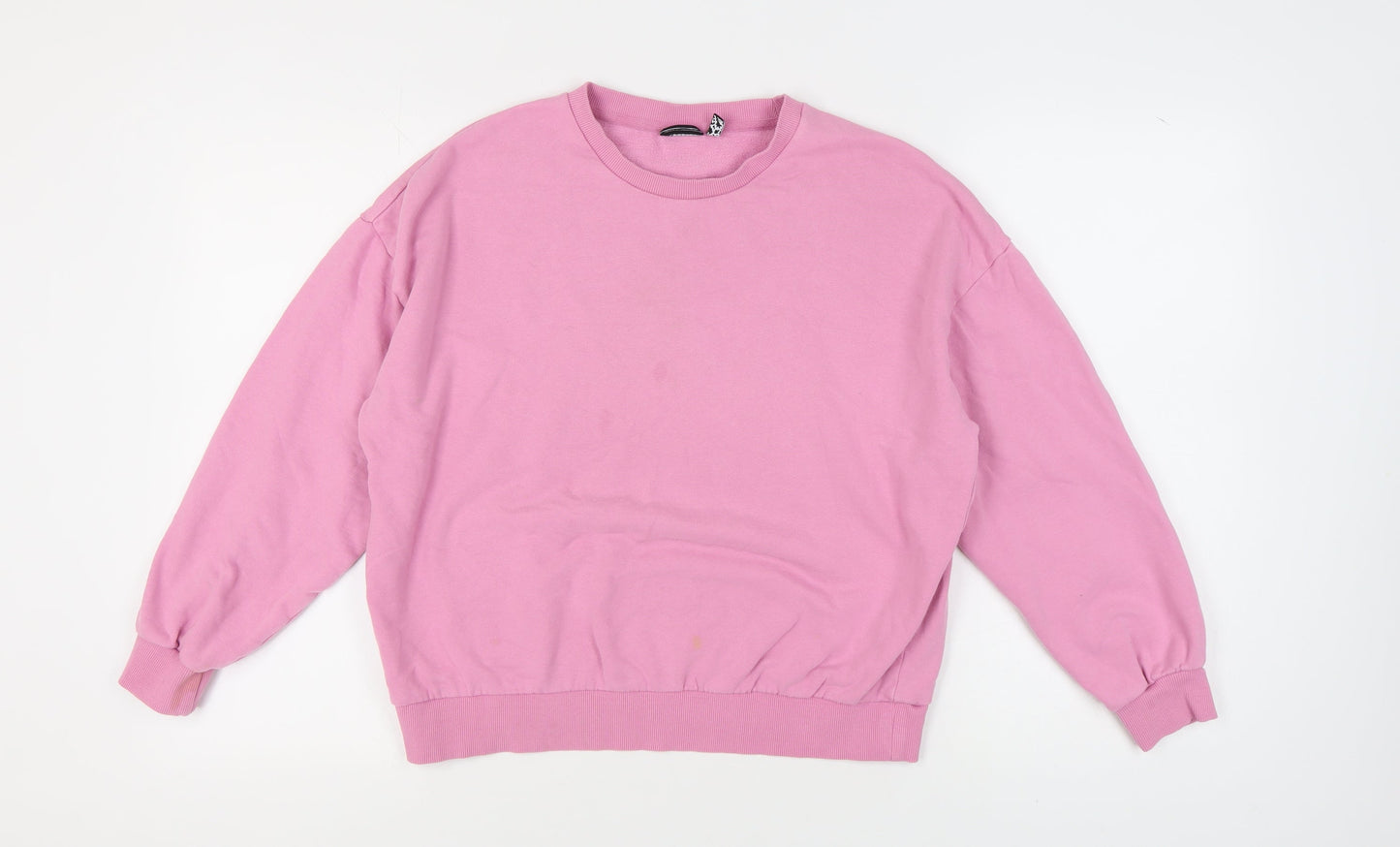 Womens UK Size XS ASOS DESIGN Pink Pullover Sweatshirt