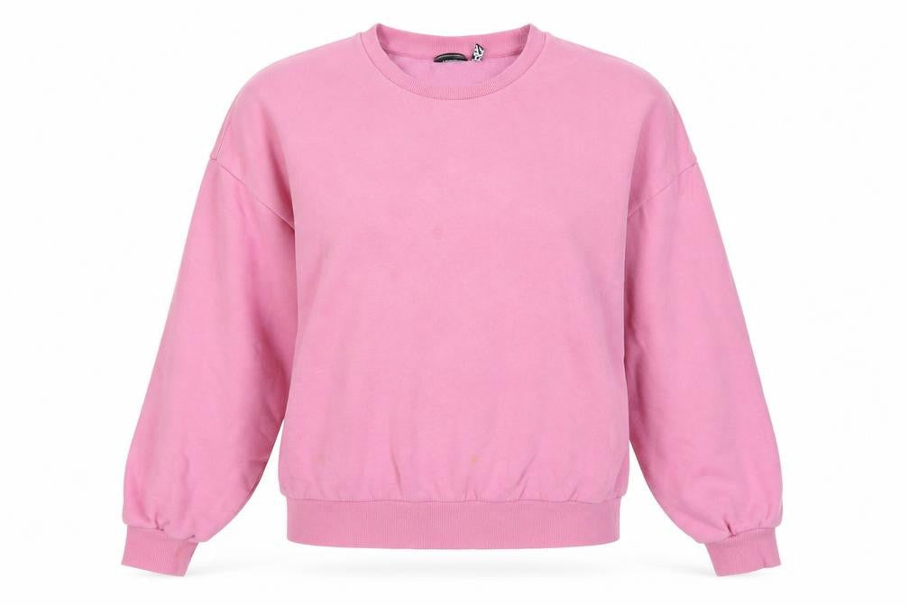 Womens UK Size XS ASOS DESIGN Pink Pullover Sweatshirt