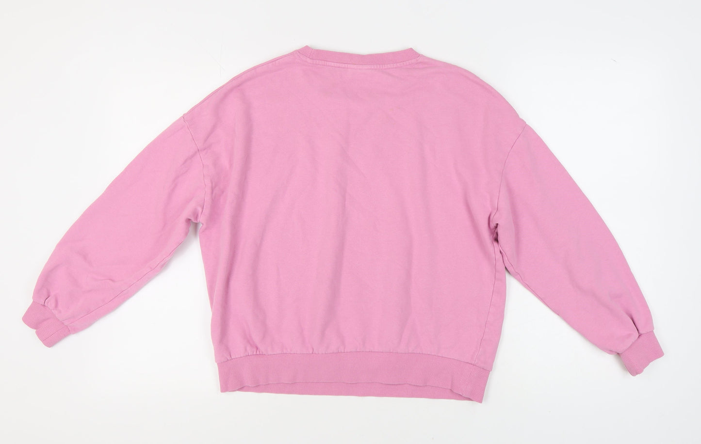 Womens UK Size XS ASOS DESIGN Pink Pullover Sweatshirt