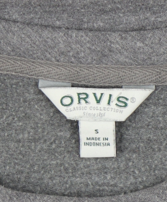 Orvis Unisex Grey Pullover Sweatshirt S