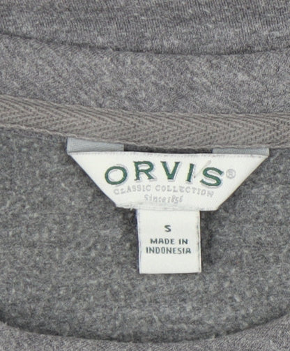 Orvis Unisex Grey Pullover Sweatshirt S