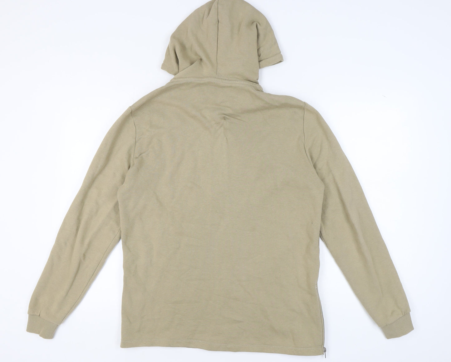 Unisex Adults UK Size S ASOS Beige Full Zip Hoodie