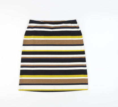 Marks and Spencer Women's Striped Long Pencil Skirt Size 8