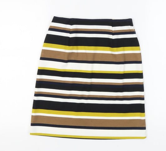 Marks and Spencer Women's Striped Long Pencil Skirt Size 8