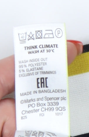 Marks and Spencer Women's Striped Long Pencil Skirt Size 8