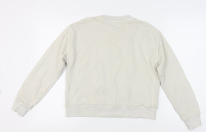 Womens UK Size S Marks and Spencer White Pullover Sweatshirt