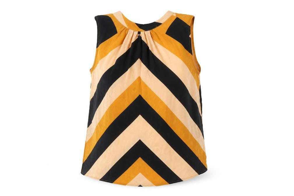 Womens UK Size 6 MNG Multicoloured Basic Blouse