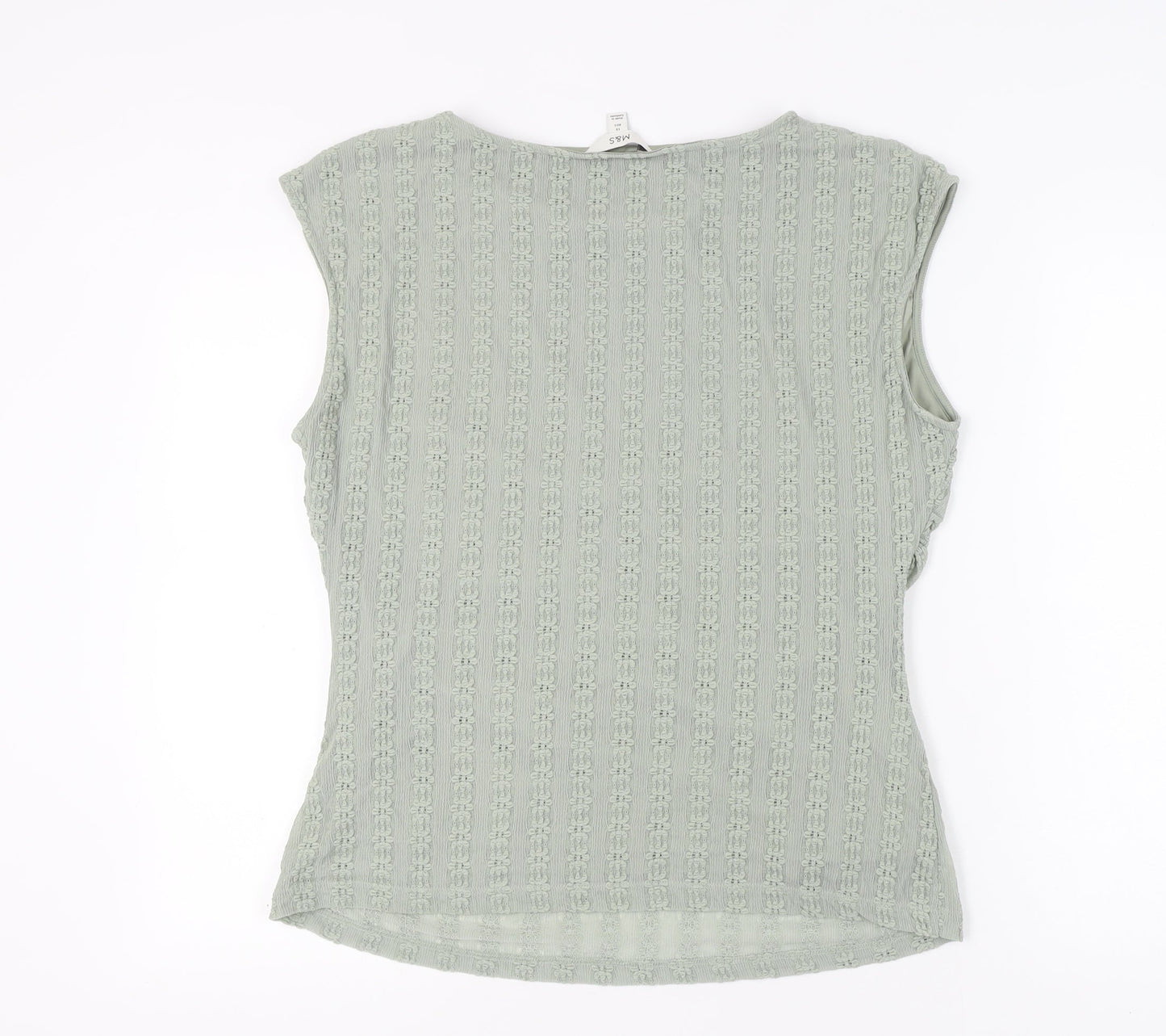 Womens UK Size 18 Marks and Spencer Green Basic Blouse