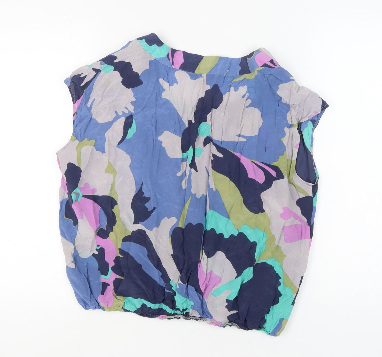 Womens UK Size 14 Marks and Spencer Multicoloured Basic Blouse