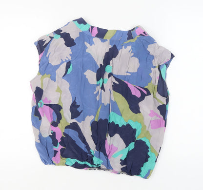 Womens UK Size 14 Marks and Spencer Multicoloured Basic Blouse