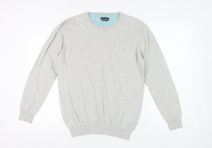 Jooti Jeans Men's Grey Cotton XL Pullover Jumper