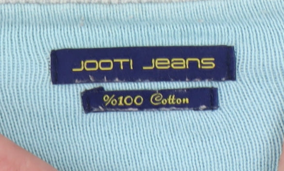 Jooti Jeans Men's Grey Cotton XL Pullover Jumper