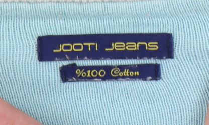 Jooti Jeans Men's Grey Cotton XL Pullover Jumper