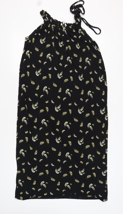 Next Women's Black Halter Dress, Size 8, Summer Chic