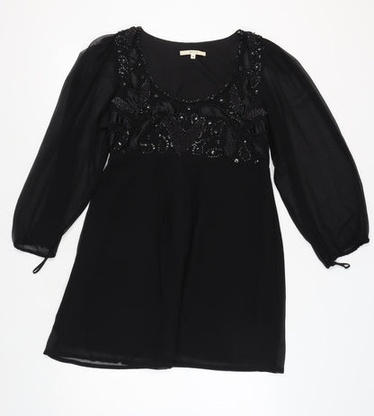 Jeff & Co Women's Black Mini Dress, Size 14, Party
