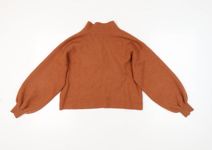 Womens UK Size 8 ASOS Design Brown Pullover Sweatshirt