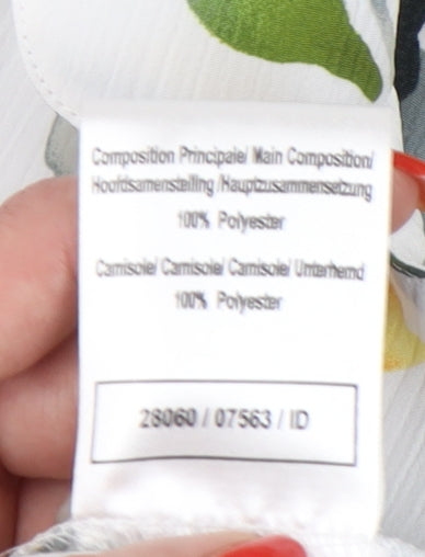 Damart Women's Multicoloured Floral Button-Up Shirt