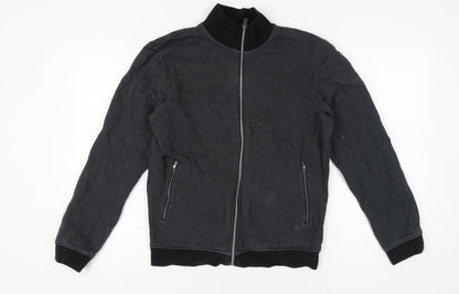 Mens UK Size M NEXT Black Full Zip Sweatshirt