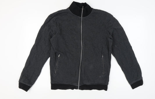 Mens UK Size M NEXT Black Full Zip Sweatshirt