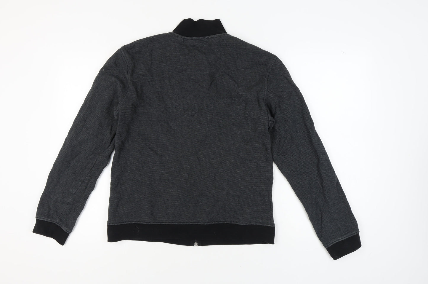 Mens UK Size M NEXT Black Full Zip Sweatshirt