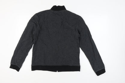 Mens UK Size M NEXT Black Full Zip Sweatshirt