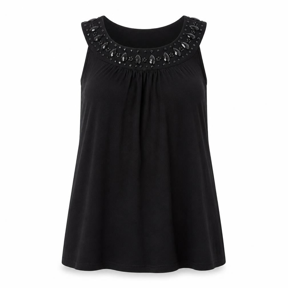 Womens UK Size 16 NEXT Black Basic Tank