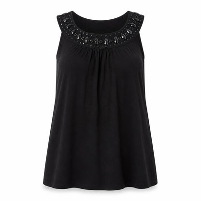Womens UK Size 16 NEXT Black Basic Tank