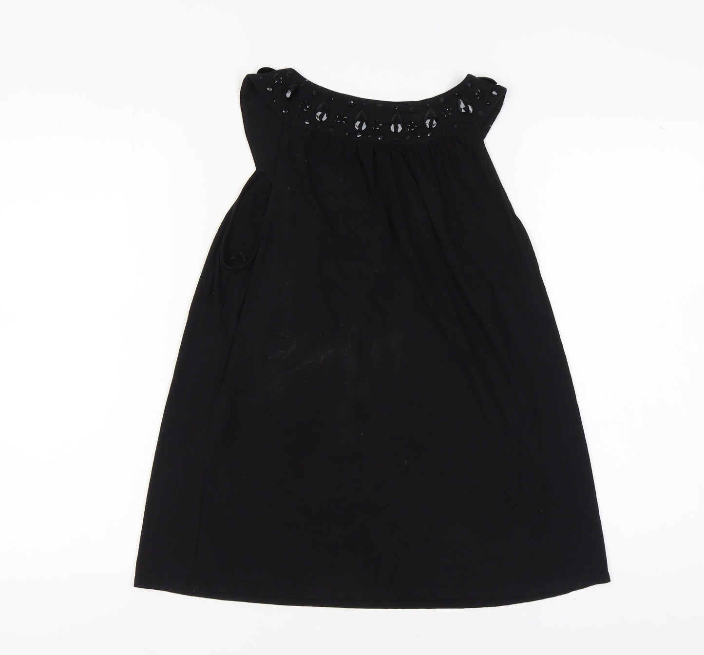 Womens UK Size 16 NEXT Black Basic Tank