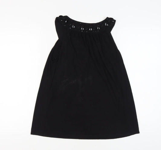 Womens UK Size 16 NEXT Black Basic Tank