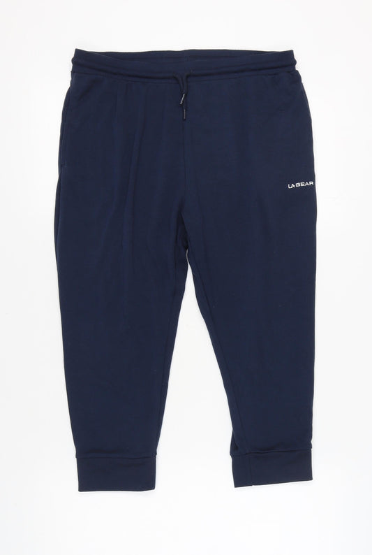 LA Gear Women's Blue Track Pants Size 16 Activewear