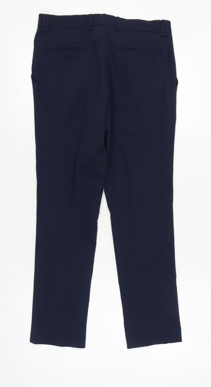 River Island Men's Blue Straight Trousers 30S
