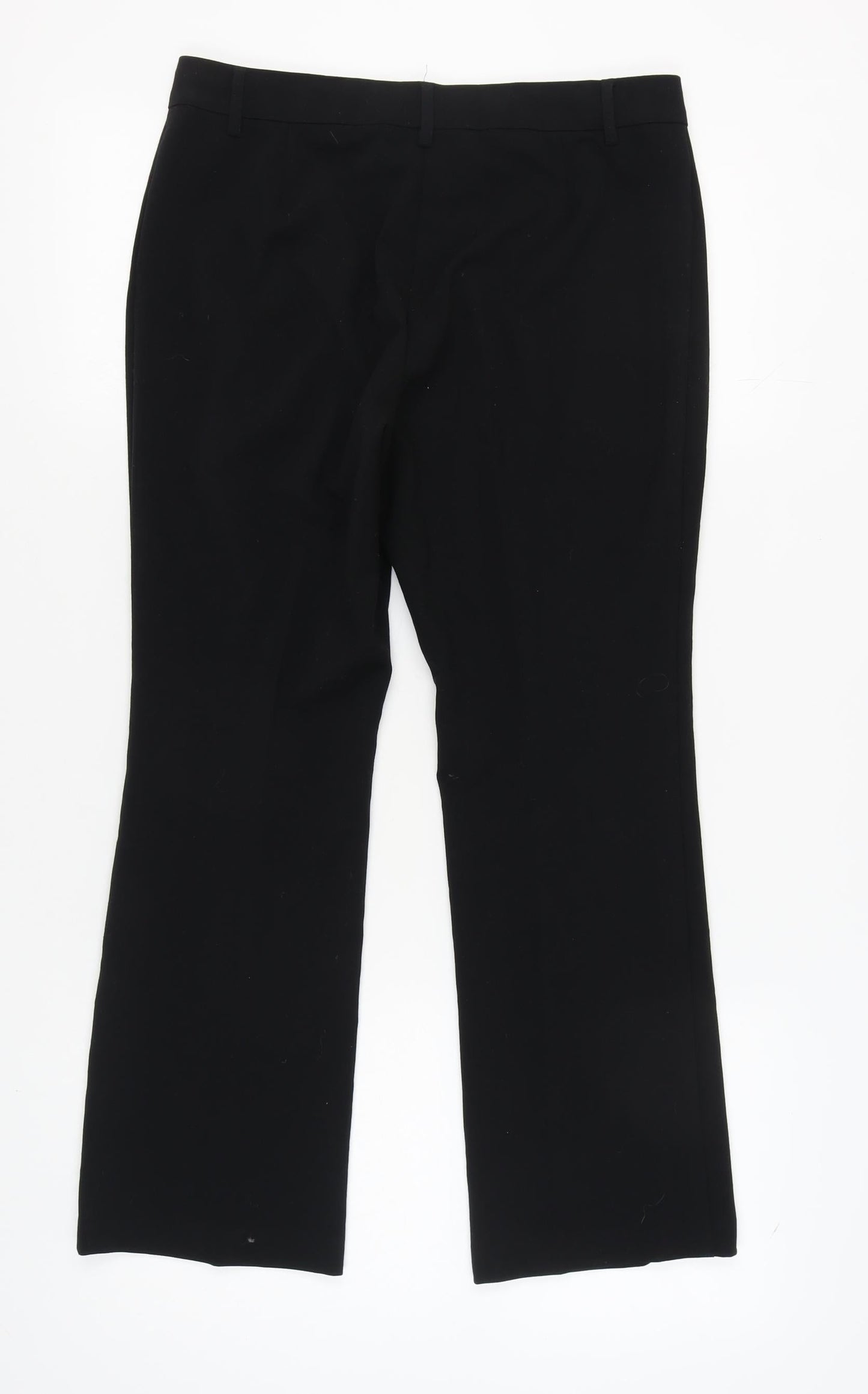 Womens UK Size 12 Marks and Spencer Regular Fit  Black Trousers