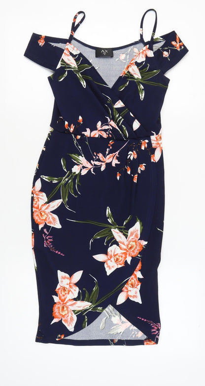 AX Paris Women Multicoloured Floral Dress Size 10