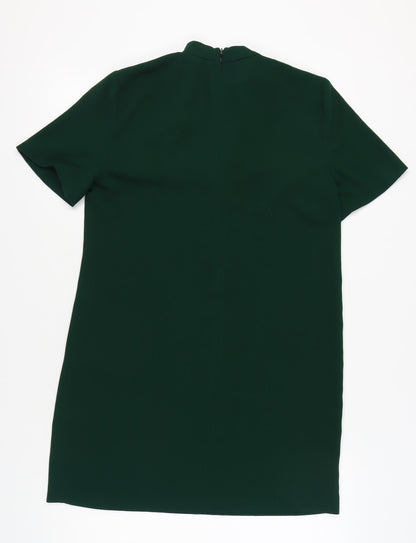 Zara Woman Green Short Sleeve Dress, Size 12