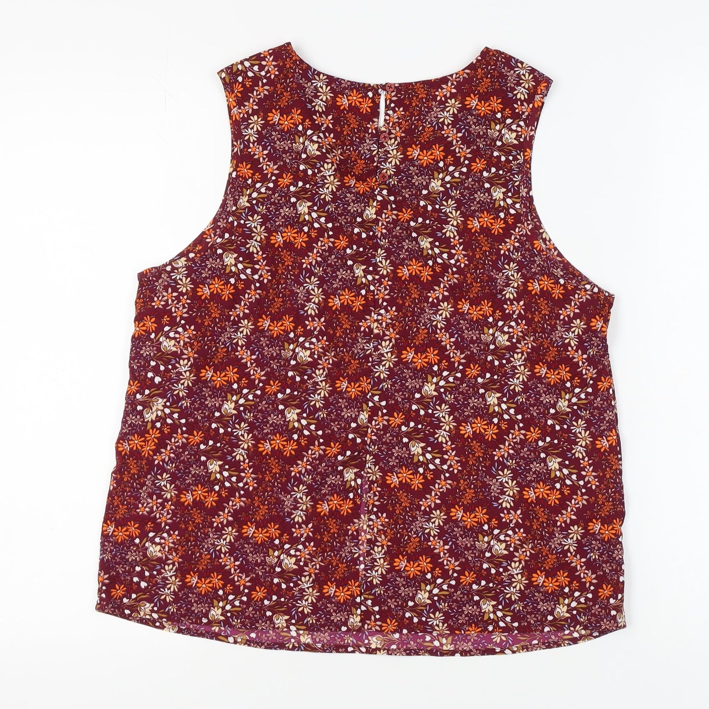 New Look Women's Multicoloured Floral Tank 14