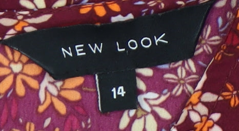 New Look Women's Multicoloured Floral Tank 14